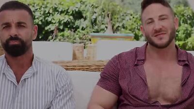 NAKEDSWORD Horny Alex Palmieri Welcomes Giuspel Girthy Cock