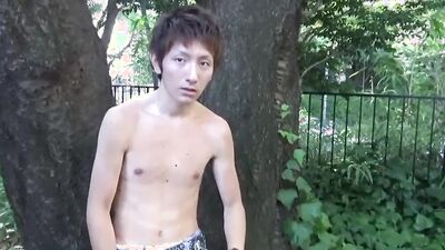 Convincing Seki Tabuchi To Showcase His Pink Virgin Hole