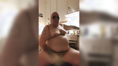 CD Masturbation In the kitchen ,, Real Tits Big Sexy Ass