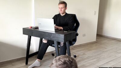 I Crawled Under His Desk... and Ended Up Full of Cum