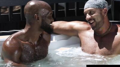 Hot Bodybuilder & Monster Cocked Jock's Raging Bareback Muscle Fuck - RagingStallion