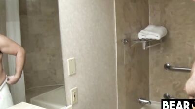 BEARFILMS Troy Mcnastee And Machael Johnsons Bathroom Hookup