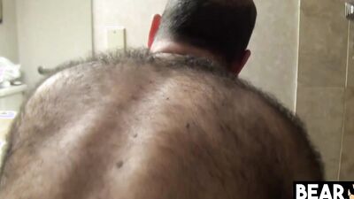 BEARFILMS Troy Mcnastee And Machael Johnsons Bathroom Hookup