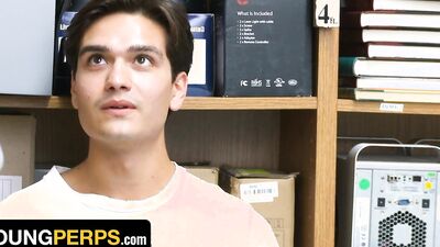 YoungPerps - Bratty Attitude Twink Gets Asshole Pulverized By HUNG 2 Security Guards