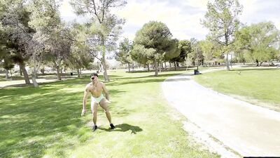 Game of Frisbee Gets Lars Horny For Some Fat Cock
