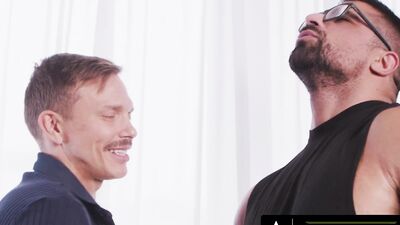 HETEROFLEXIBLE - Straight Studs Ethan Chase & Alex Duca Masturbate While Watching Hot Neighbor