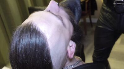 LEATHER DADDY GIVES LEATHER BOY A LESSON