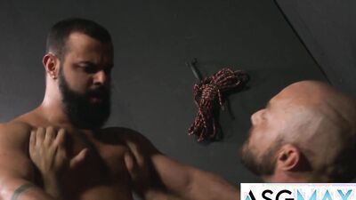 PrideStudios - Massive Muscled Hunk Shoves His Huge Cock In Hairy Ass