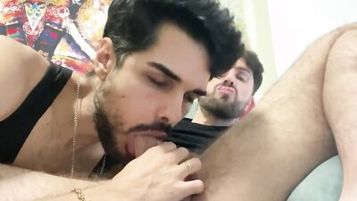 a lot of cum in the mouth