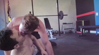 Muscle Stud Fucks Ripped Jock - NextDoorBuddies