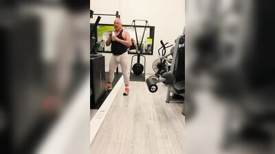 Great camera work at the gym