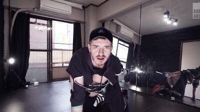 Horny Axel Abysse Rides Monster Dildo After Solo Fisting