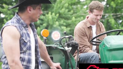 HOT Hunk LATINO Farmer Fixes The Tractor And Jock s Ass