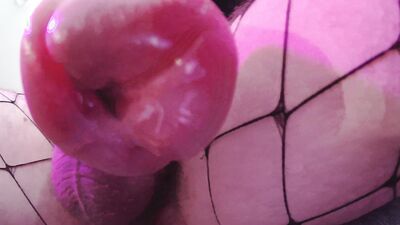 big pumped split glans precumming and tastes his own sperm part #2