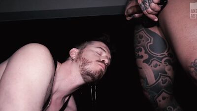 Axel Abysse Stretches Hole For Damian Dragon Massive Fist