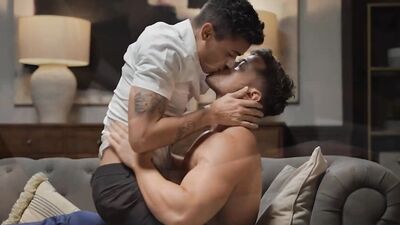 MEN - Johnny Donovan Hungrily Kisses Ashton Summers' Body, Then Swallows His Cock & Slurps His Balls