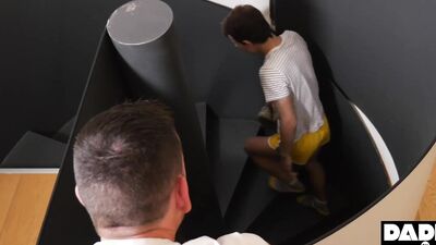 DADDYONTWINK Dave London Punishes Ollie Barns Tight Hole