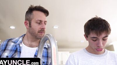 Stepdad and Stepson's Water Fight Turns Wild