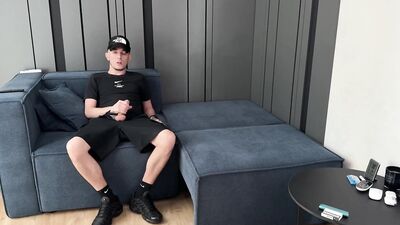 Guy jerked off and CUM in Nike Air Max Plus