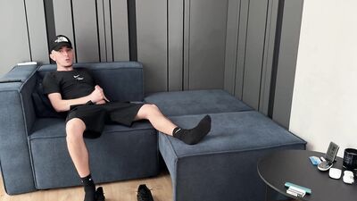 Guy jerked off and CUM in Nike Air Max Plus