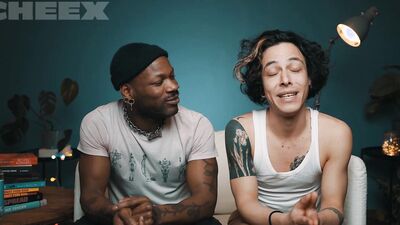 Bishop Black And Noir SO Shows How To Rub Cock On Cam