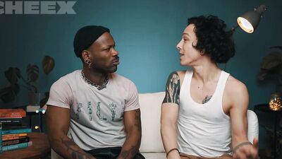 Bishop Black And Noir SO Shows How To Rub Cock On Cam