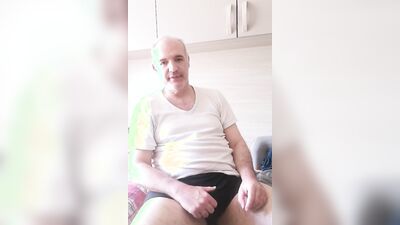 I Piss in the Plastic Cup and Masturbate with Real Pleasure My Hard Cock