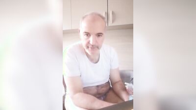 Hairy Ass and Piss and a Cumshot for My French Friend
