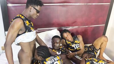 Basketball Team Gangbang a Sissy