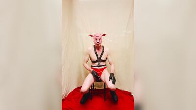 Mature Male Plays With Hard Penis