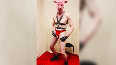 Mature Male Plays With Hard Penis