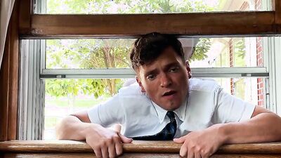 REALITY DUDES - Ty Shine Catches Bruno Cartella Peeking At Him From Window And Decides To Fuck His Face Right There