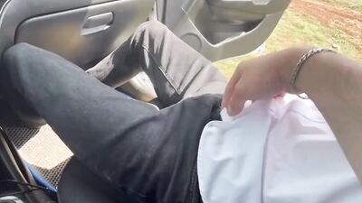 A Hentai milky schoolboy escaped from the exam by jumping on a driver's dick in an extreme.