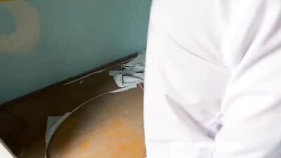 Young friends 18+ fuck in the ass after escaping from lessons