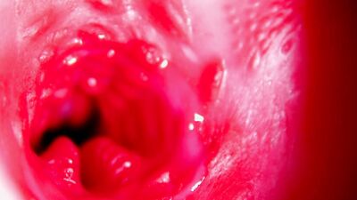 Juicy beautiful pussy squelches inside ASMR close-up inside the anus