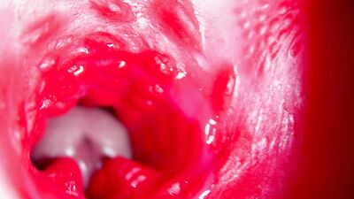 Juicy beautiful pussy squelches inside ASMR close-up inside the anus