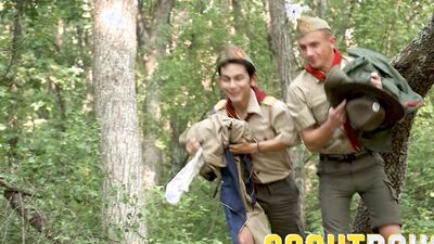 ScoutBoys - Cute twinks Zack Dean and Damien Grey fucked raw by DILFs