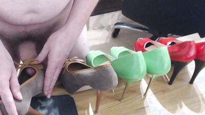 Sexy Peep Toe High Heels Fucking