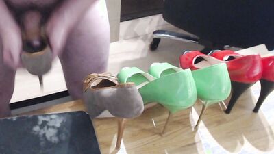 Sexy Peep Toe High Heels Fucking