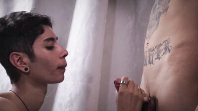 Blowjob Facial Hot Tattooed Stud Inked Mike Using Magic C Sweet Twink Mouth And Covering His Face In Thick Cum