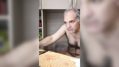 A Long, Hot Jet of Cum Shoots Out of My Hard Cock