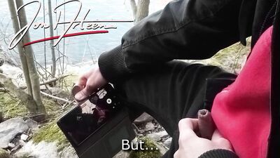 Jon Arteen wants to cum outdoor but it's a ruined orgasm