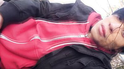 Jon Arteen wants to cum outdoor but it's a ruined orgasm