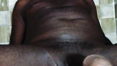 Dickmarley, horny wet black cock masturbating.