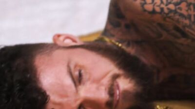 MEN - Hatler Gurius Gets Pounded In Piledriver By Joey Mills Before Getting A Load In His Mouth