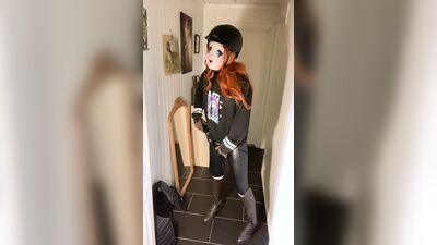 Ginger femboy equestrian