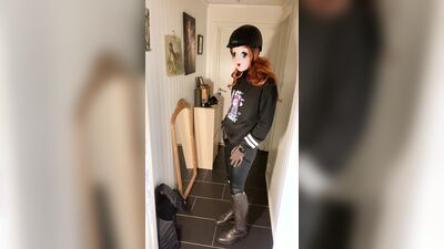 Ginger femboy equestrian