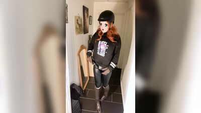Ginger femboy equestrian