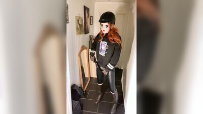 Ginger femboy equestrian