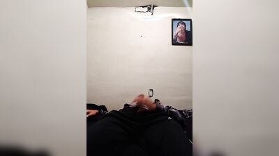 SEDUCTIVE MAN WITH HUGE COCK PEEKING OUT OF HIM